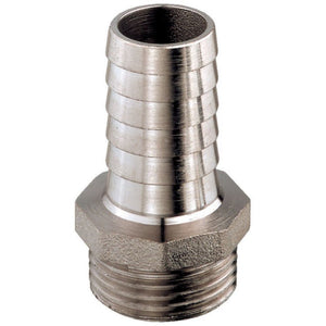 Nickel Plated Hose Connector M 1/2" x19mm