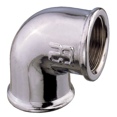 Chrome Plated 90 Elbow F-F 3/8