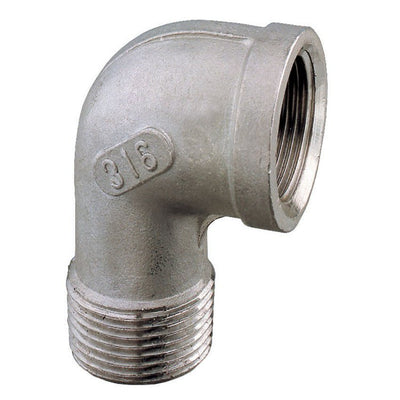 Stainless Steel 90 Elbow M-F 1/4