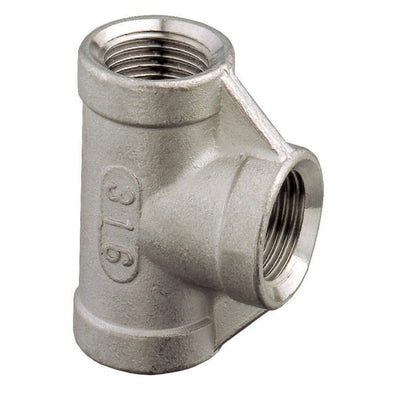 Stainless Steel Equal T2 F-F-F 1/4 