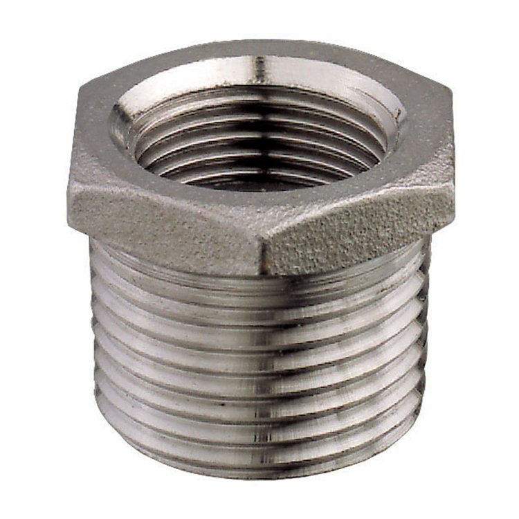Stainless Steel Bushing M-F 1 1/2"x3/4"
