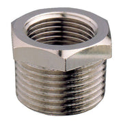 Nickel Plated Bushing M-F 3/4"x1/4"