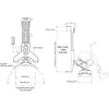 ROKK Mini Tablet Mount Kit With Cable-Tie Base