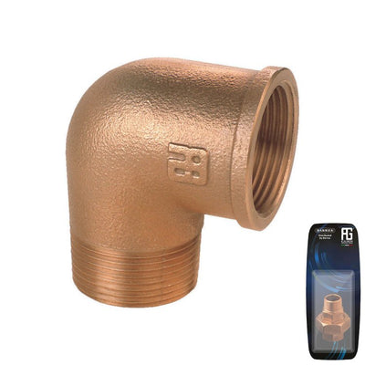 Bronze 90 Elbow M-F 1/2