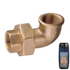Brass 90 Union F-F Tapered Seat & O-Ring 1"1/4  - Retail Pack