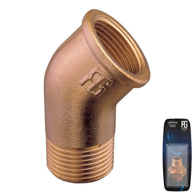 Bronze 45 Elbow M-F 1