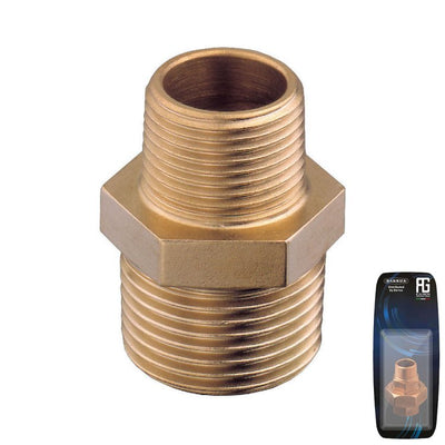 Brass Reducing Nipple M-M 1