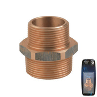 Bronze Reducing Nipple M-M 1"1/4x1" - Retail Pack