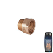 Bronze Reducing Nipple F-M 1"1/2x1"1/4 - Retail Pack