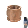 Bronze Equal Socket F 1/2"  - Retail Pack