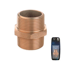 Bronze Nipple M-M 1/4"  - Retail Pack
