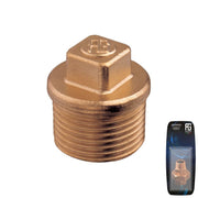 Bronze Plug M 1/8"  - Retail Pack