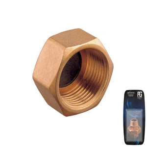 Bronze Cap F 3/8"  - Retail Pack