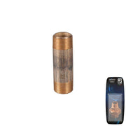 Bronze Barrel Nipple Male 1/2"x60mm - Retail Pack