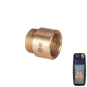 Bronze Extension M-F 1"x40mm - Retail pack