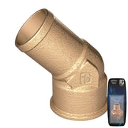 Brass 45 Hose Connector F 1"x32mm - Retail Pack