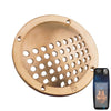Brass Drilled Round Scoop - D120 mm - Retail Pack