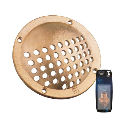 Brass Drilled Round Scoop - D120 mm - Retail Pack
