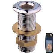 Chrome Plated Thru-Hull Connection 1" - Retail Pack