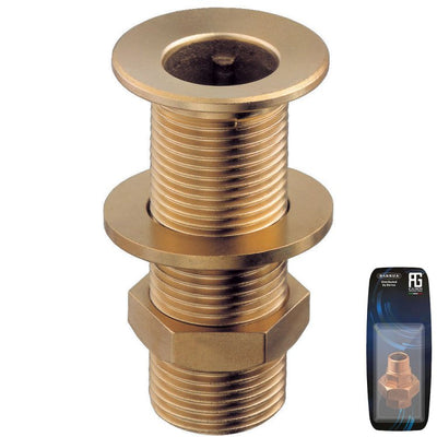 Brass Thru-Hull Connection Well Pattern 1/2