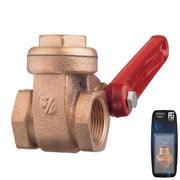 Bronze Quick-Closing Gate Valve 3/8" - Retail Packed