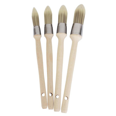 4 Pcs Synthetic Sash Brush Set