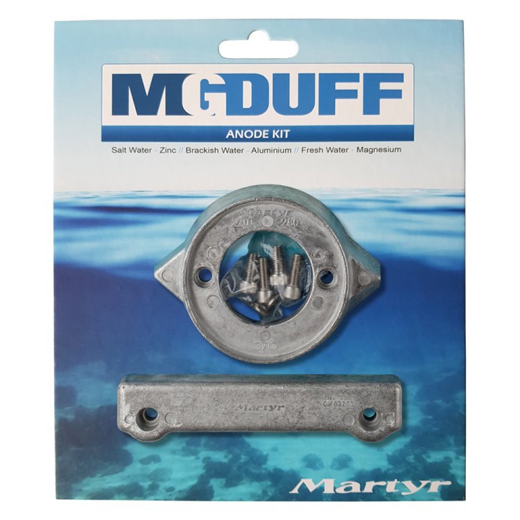 MG Duff CMV280KIT Volvo Stern Drive Zinc Anode Kit