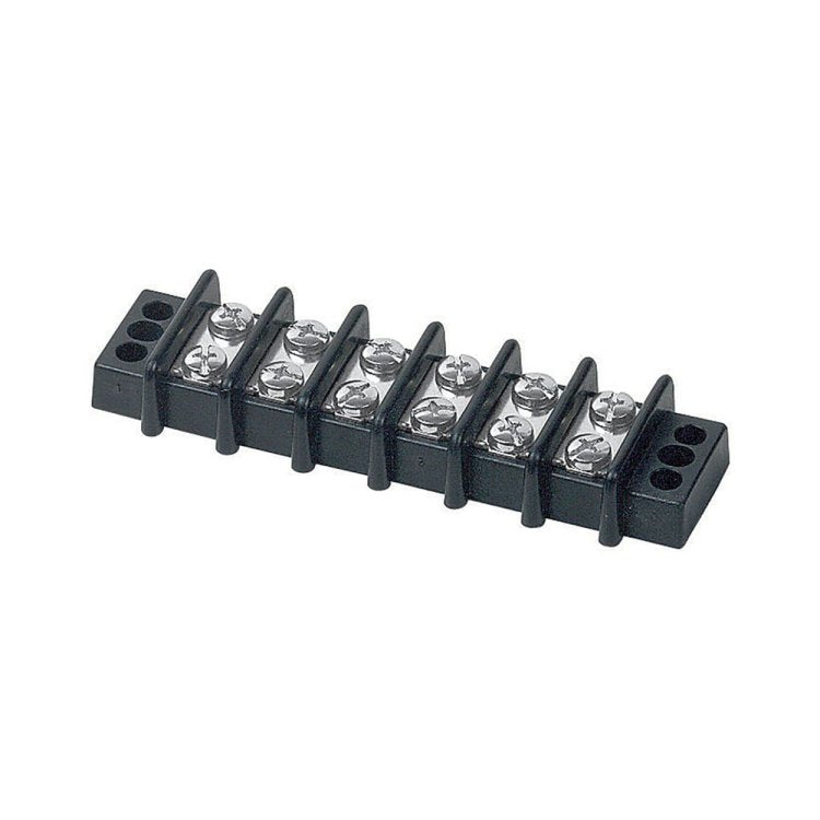 BEP Terminal Block 2x 6 Terminal Screws 6,3 mm 30A (Bulk)