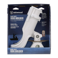 Attwood Heavy Duty Adjustable Rod Holder - White