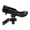 Attwood Heavy Duty Adjustable Rod Holder - Black Flush Mount