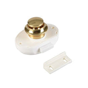 Push Button Cabinet Latch - White