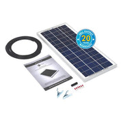 Solar Technology 20W RIGID Solar Panel Kit BASIC