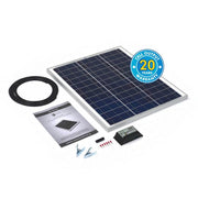 Solar Technology 45w Rigid Solar Panel Kit & 10Ah Charge Controller