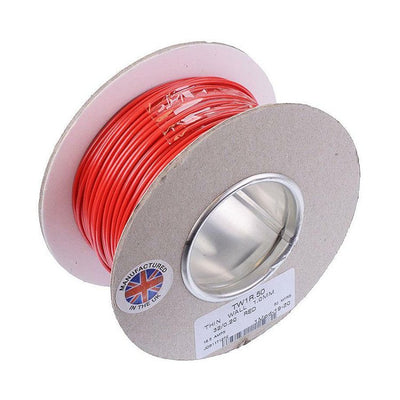 AMC 1mm Thin Wall 32/0.2 mm Cable 100 m Red