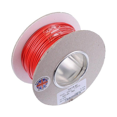 AMC 1mm Thin Wall 32/0.2 mm Cable 50 m Red