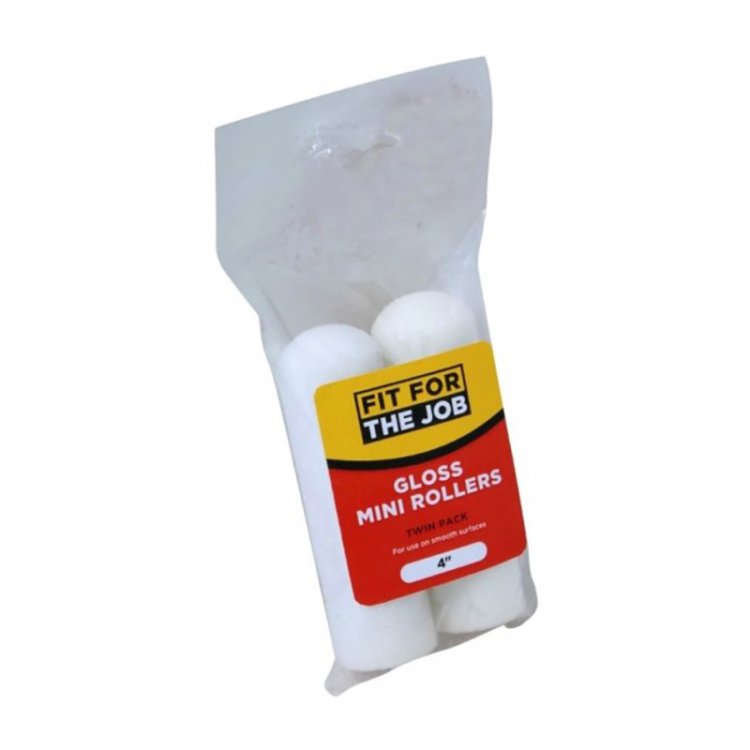 4" Gloss Mini Roller Pack Of 2