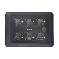 CZone 6-Way Waterproof Keypad 3x2 Landscape