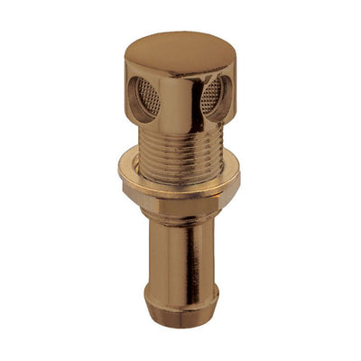 Guidi Polished Brass Straight Vent 3/4