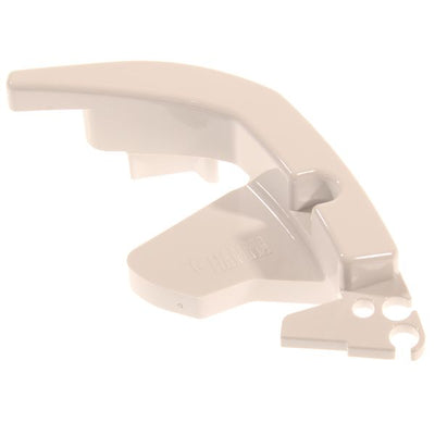 F80S LH Pelmet Cap White (98673-209) - 98673-209