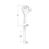 Pelican Hook With Swage Stud Terminal.