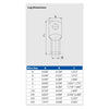 Ancor Tinned Copper Lugs  - 34 MM2 / 10Pcs