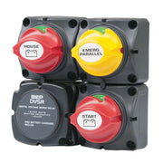 BEP Square Battery Distribution Cluster For Single Engine With Two Battery Banks