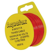 AMC 1 Core Tinned Cable 21/0.30 1.5mm2 12m Red (10)
