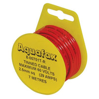 AMC 1 Core Tinned Cable 35/0.30 2.5mm2 7m Red (10)