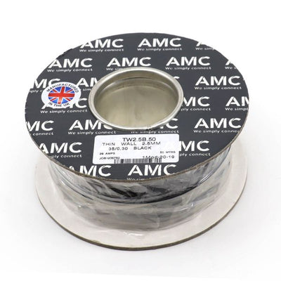 AMC 1 Core TW Cable 35/0.30 2.5mm2 50m Black