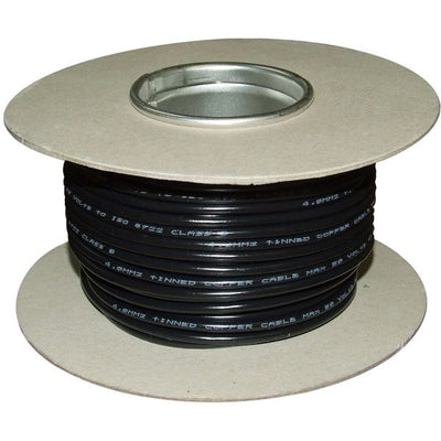 Oceanflex 1 Core Tinned Cable 56/0.30 4.0mm2 30m Black