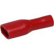 AMC Terminal Female Spade 6.3mm Covered Red (50)
