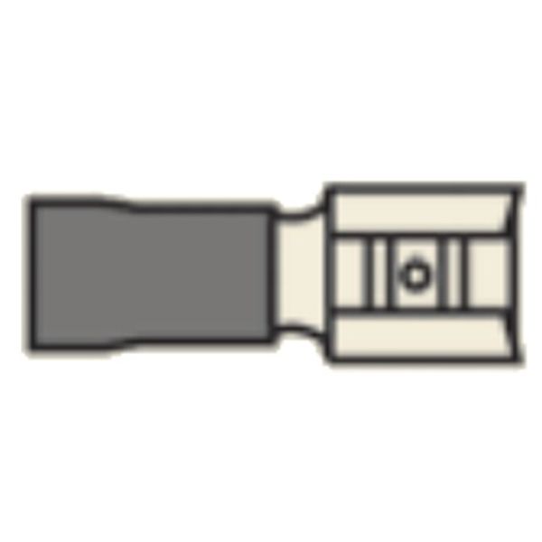 AMC Heat Shrink Terminal Female Spade 6.3mm Red (50) - ChasNewensMarine