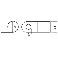 AMC Nylon P Clips 15.8mm Max Diameter (25) - ChasNewensMarine
