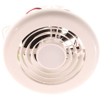 Extractor Fan and Light 12V White Chrome - 8-12098